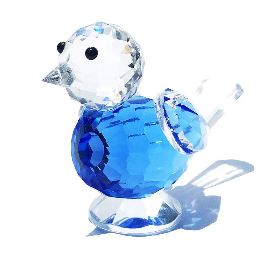 CRYSTAL BIRD SPECIAL DIGEST '90非売品 Amazon.com: Crystal Pink Birds Figurine Glass Collectible